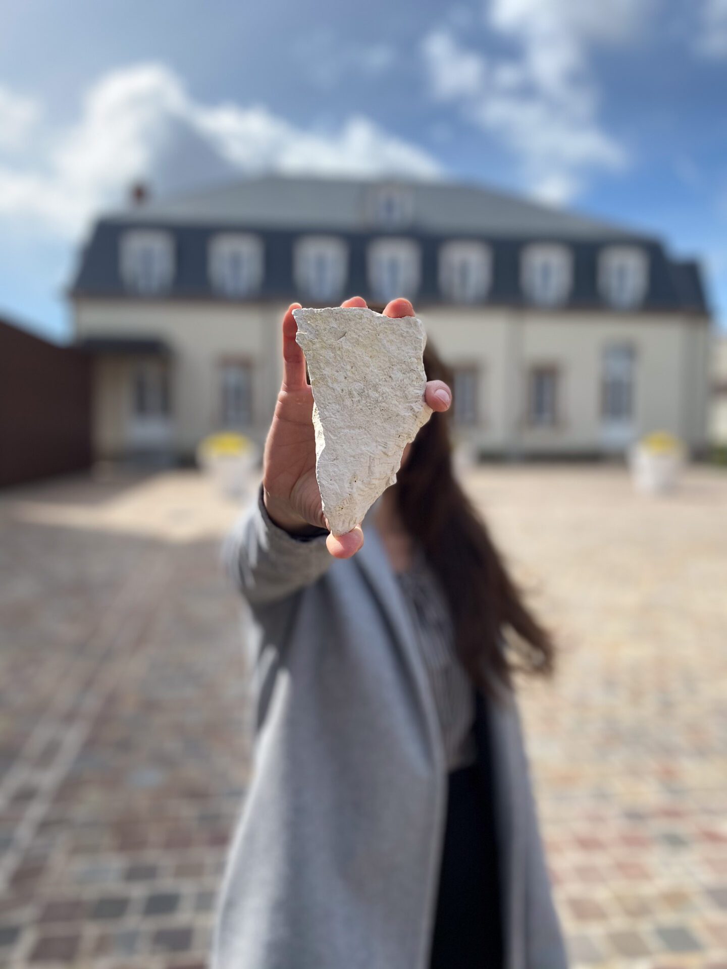 Emily with Chalk Soil in Champagne