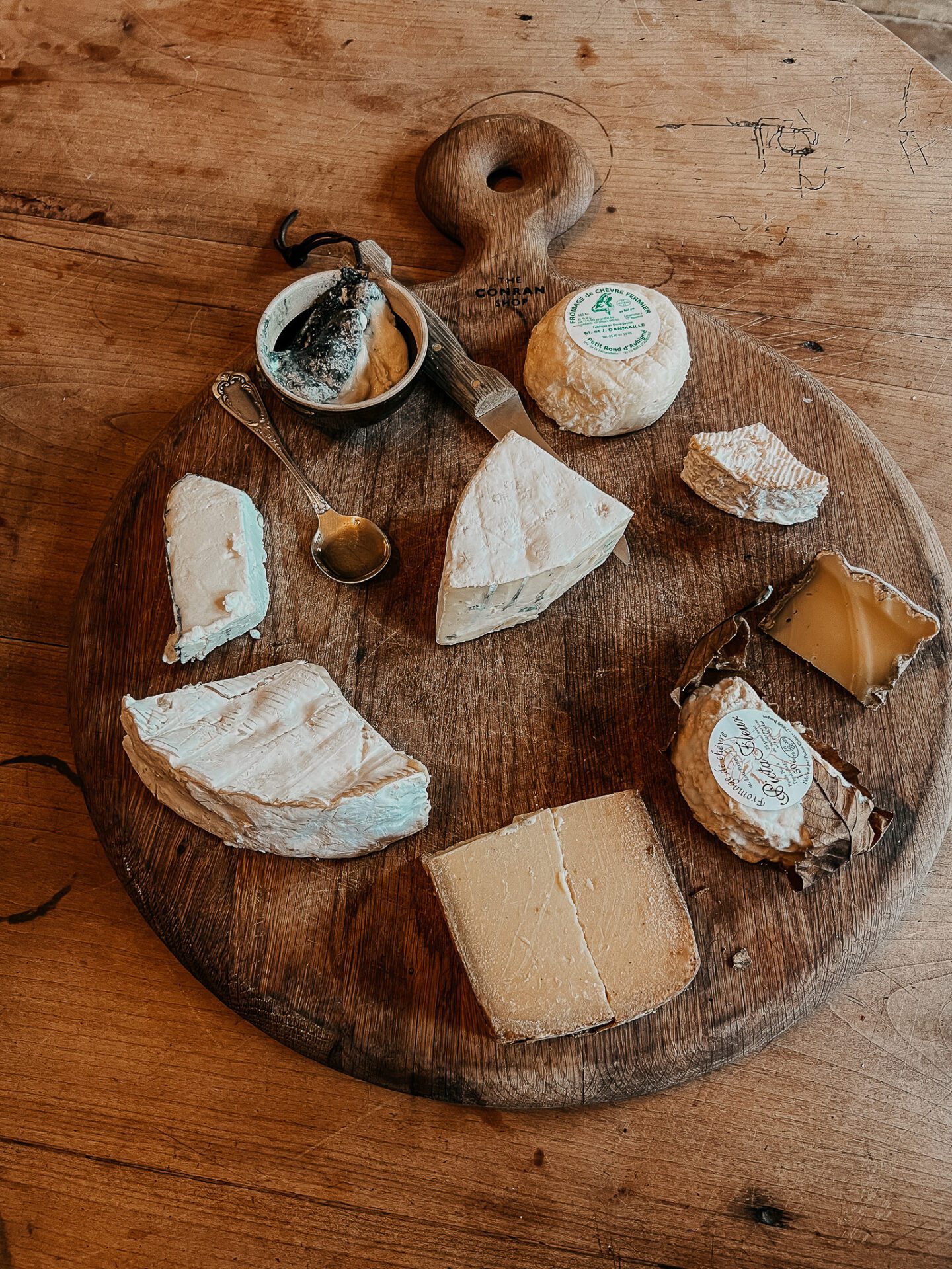 French cheese plate photo by Emily Fouilleroux